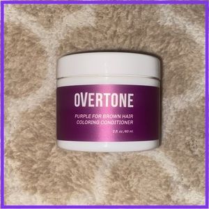oVertone Purple For Brown Hair Coloring Conditioner 2 fl oz. Brand New! 🦄